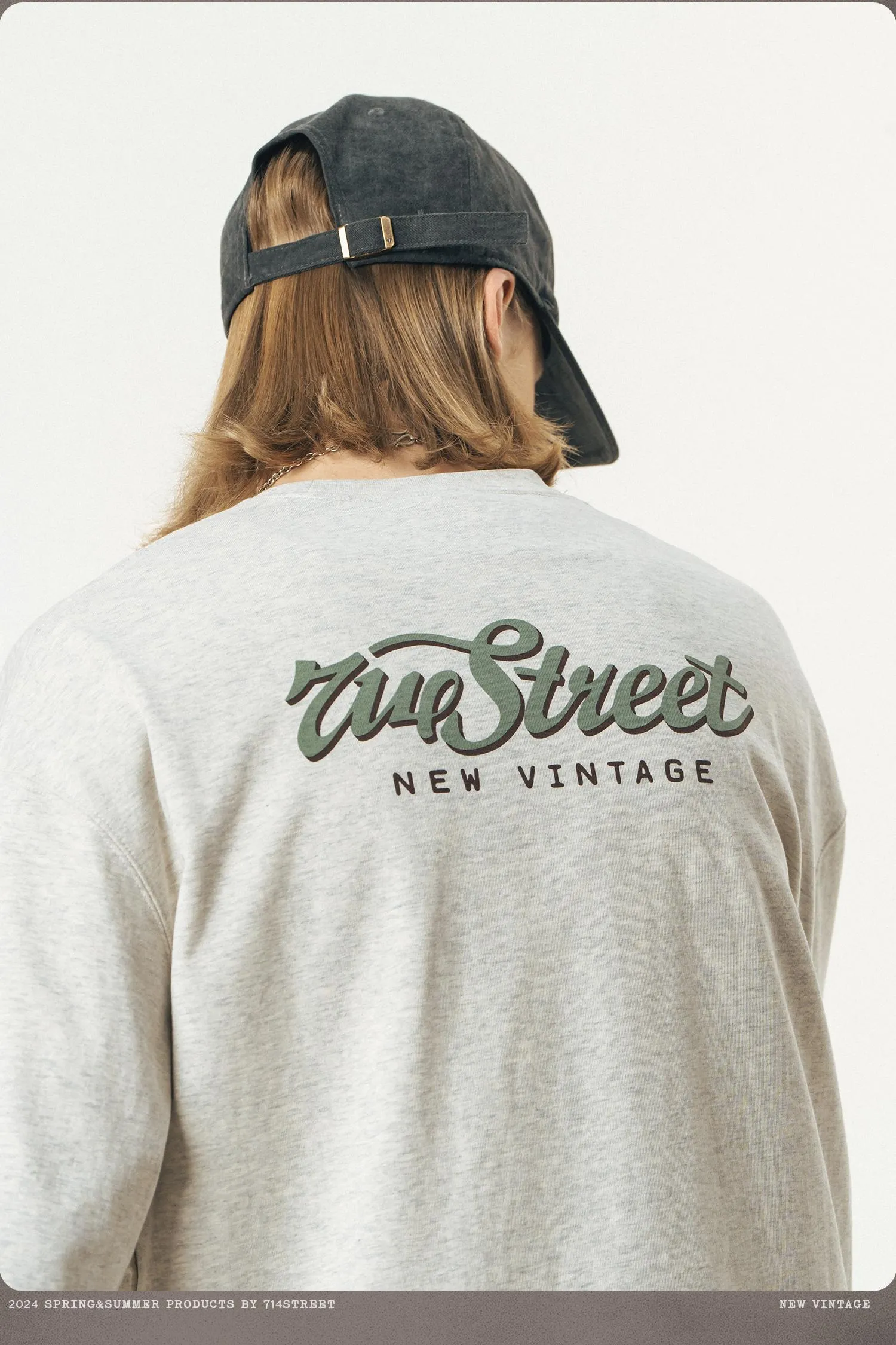 714STREET アメリカンヴィンテージプリントTシャツ 714ST022
