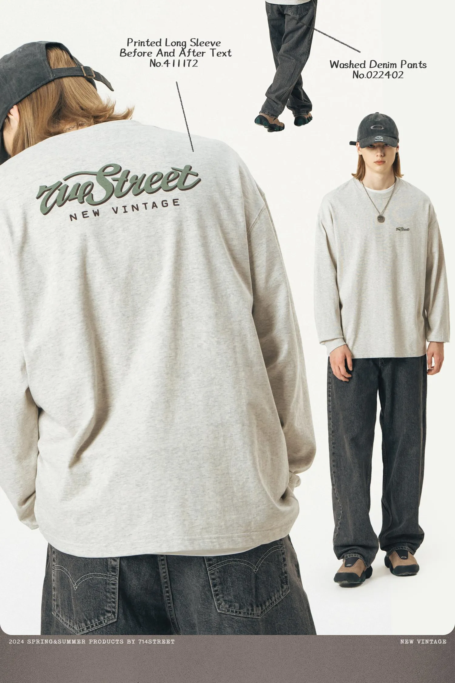714STREET アメリカンヴィンテージプリントTシャツ 714ST022