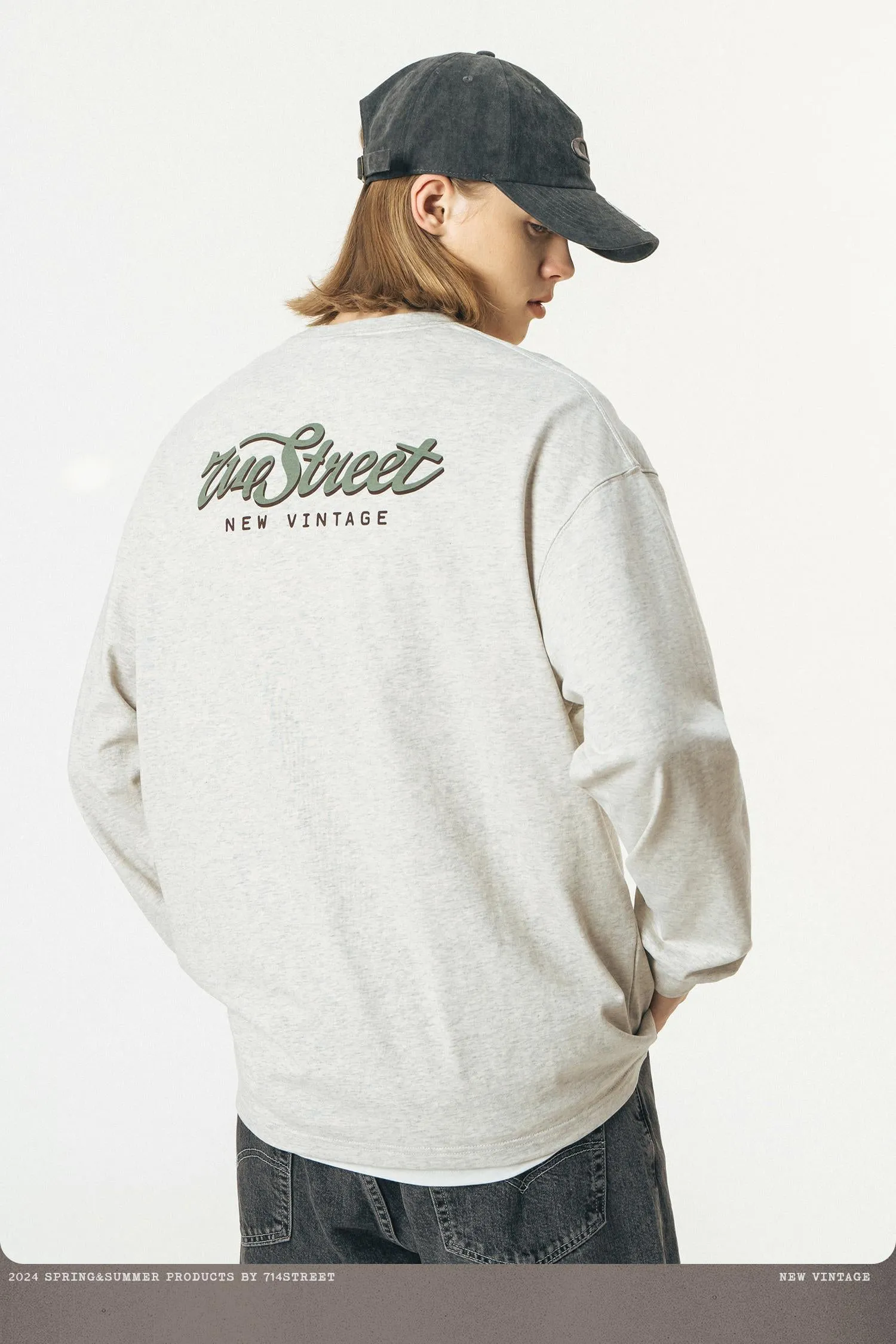 714STREET アメリカンヴィンテージプリントTシャツ 714ST022