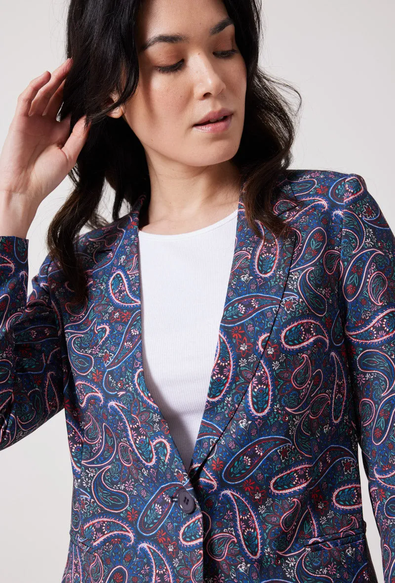 Blazer à imprimés