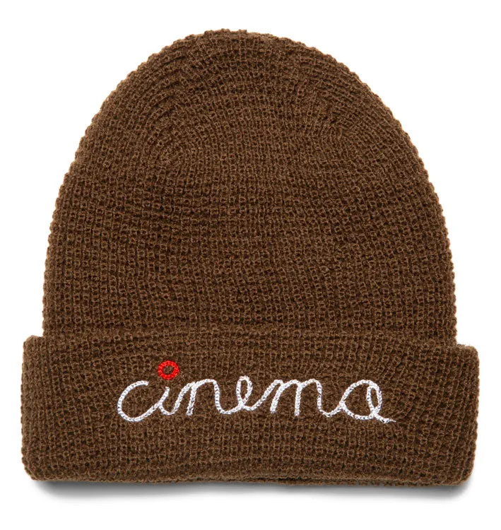 Cinema Stitch Script Waffle Beanie
