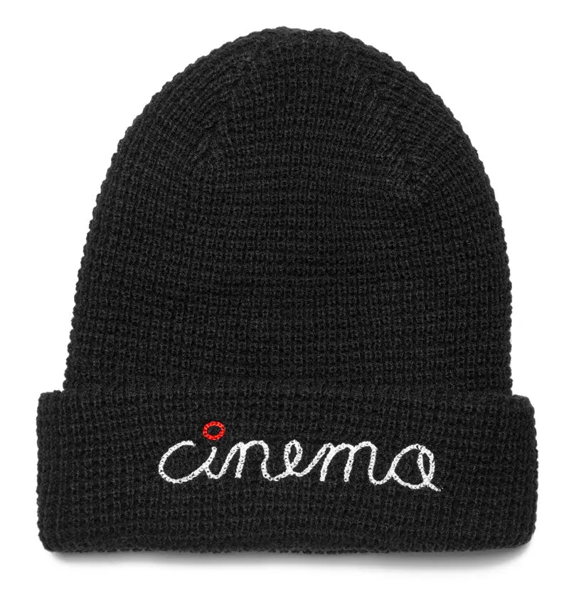 Cinema Stitch Script Waffle Beanie