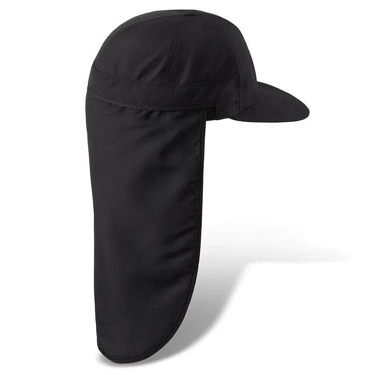 Dakine Unisex Black Large/X-Large Abaco Curved Bill With Neck Cape - 10003886-BLACK-L/XL
