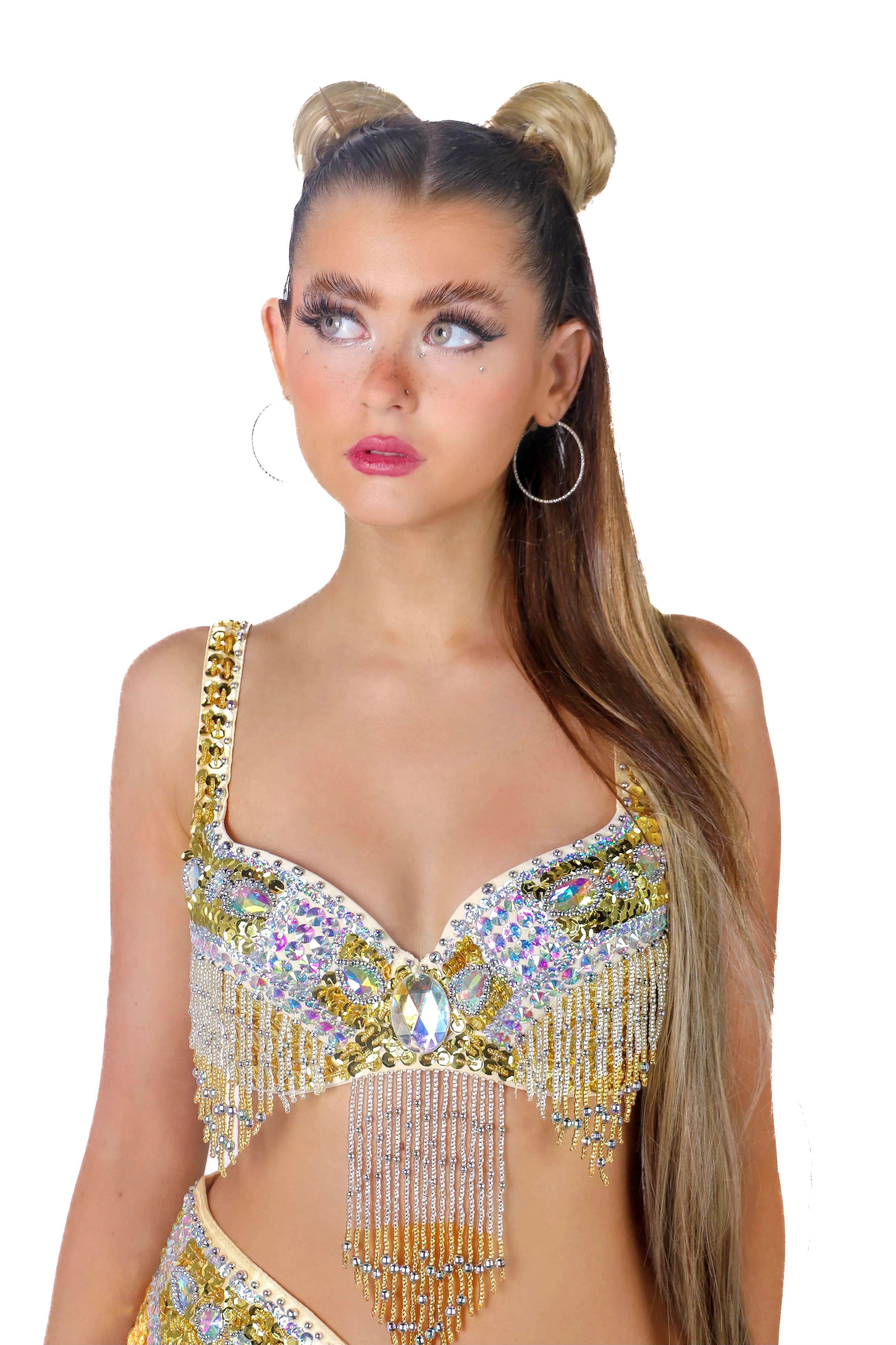 Gold Meadow Carnival Bra Top