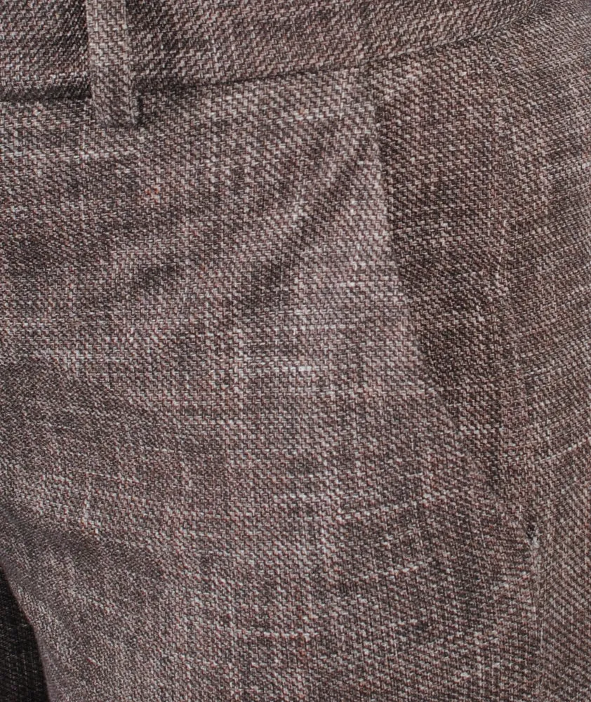Hose Leinenstruktur