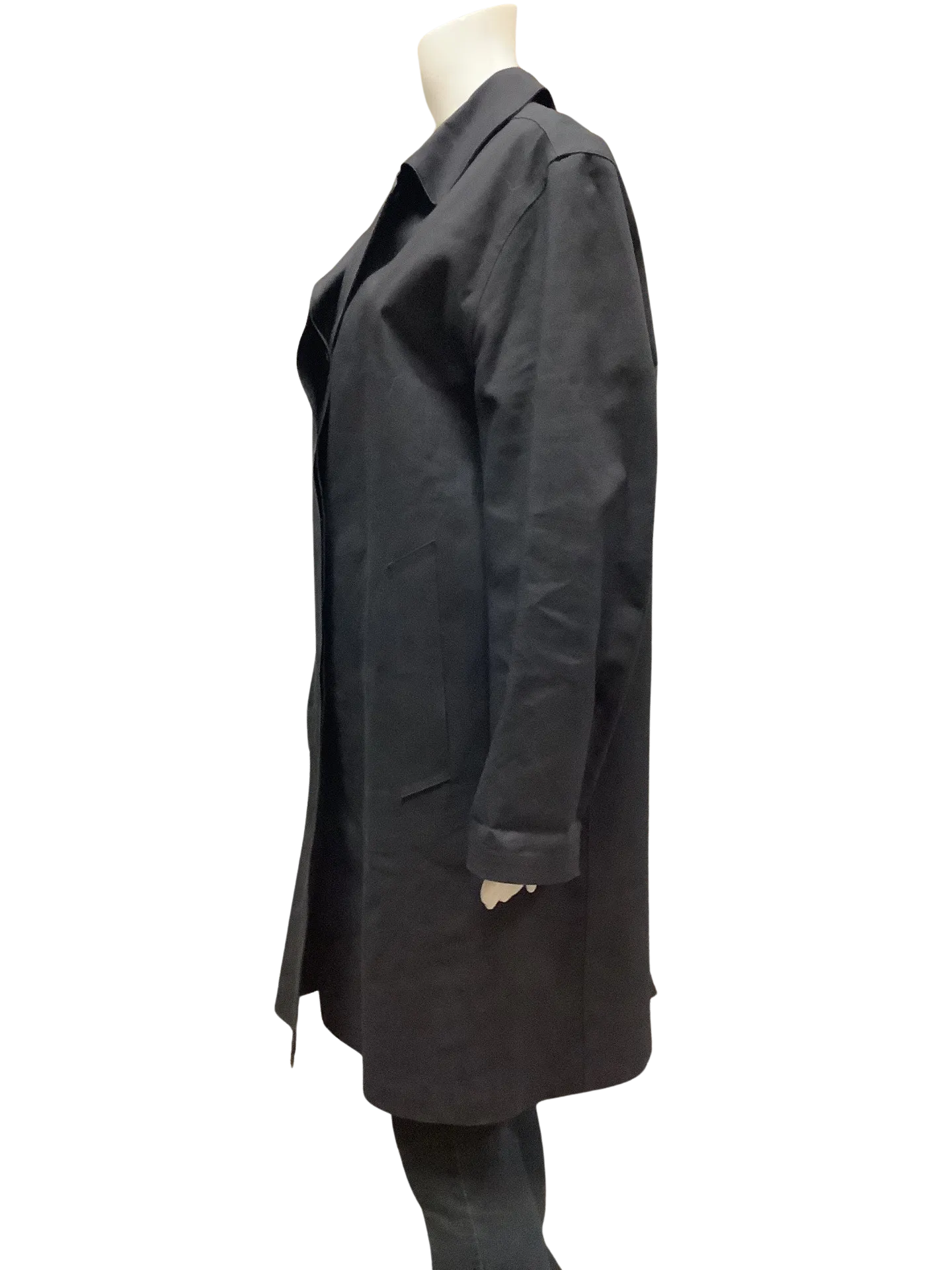 Kate Spade Women's Coat Macintosh Scottland Black Size: L