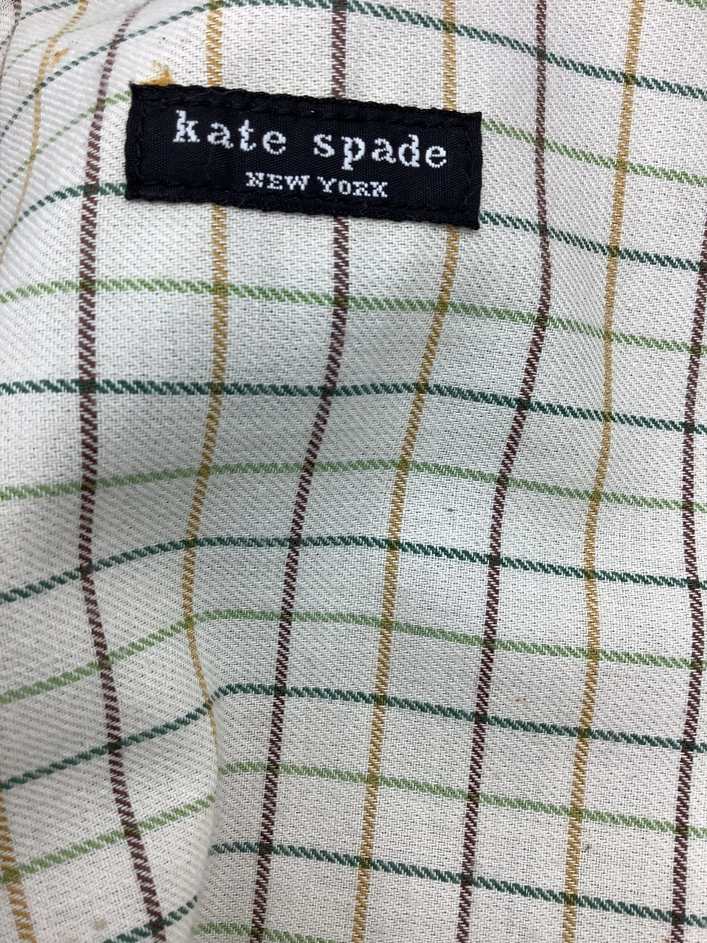 Kate Spade Women's Coat Macintosh Scottland Black Size: L