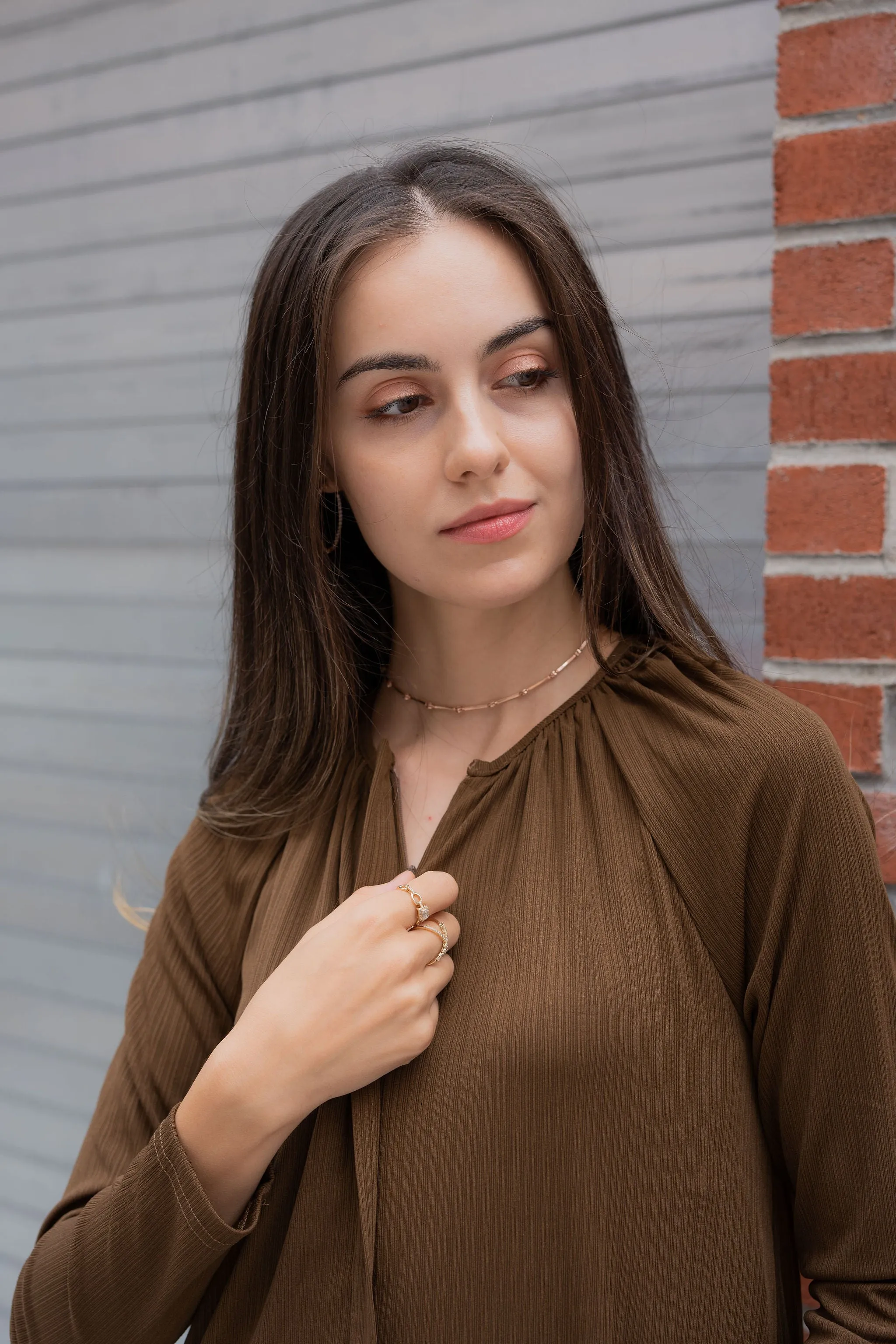 Knit  hidden zipper dress