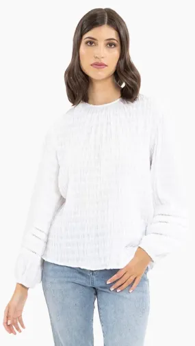 Leila   Luca Wanderlust Top White