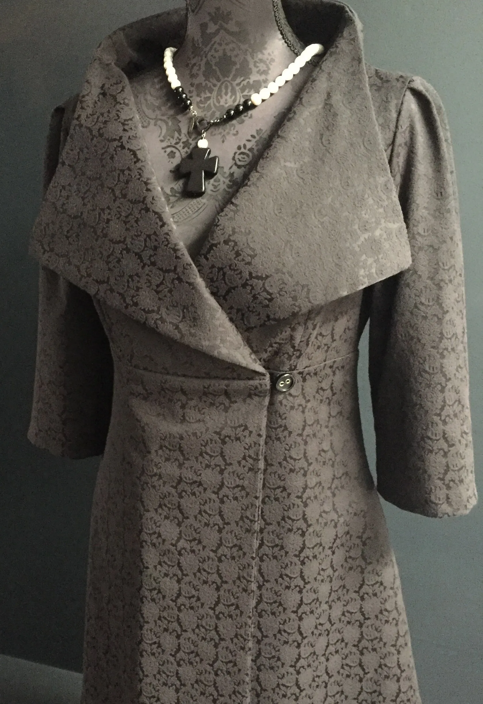 Nikita Coat Dress - Jacquard
