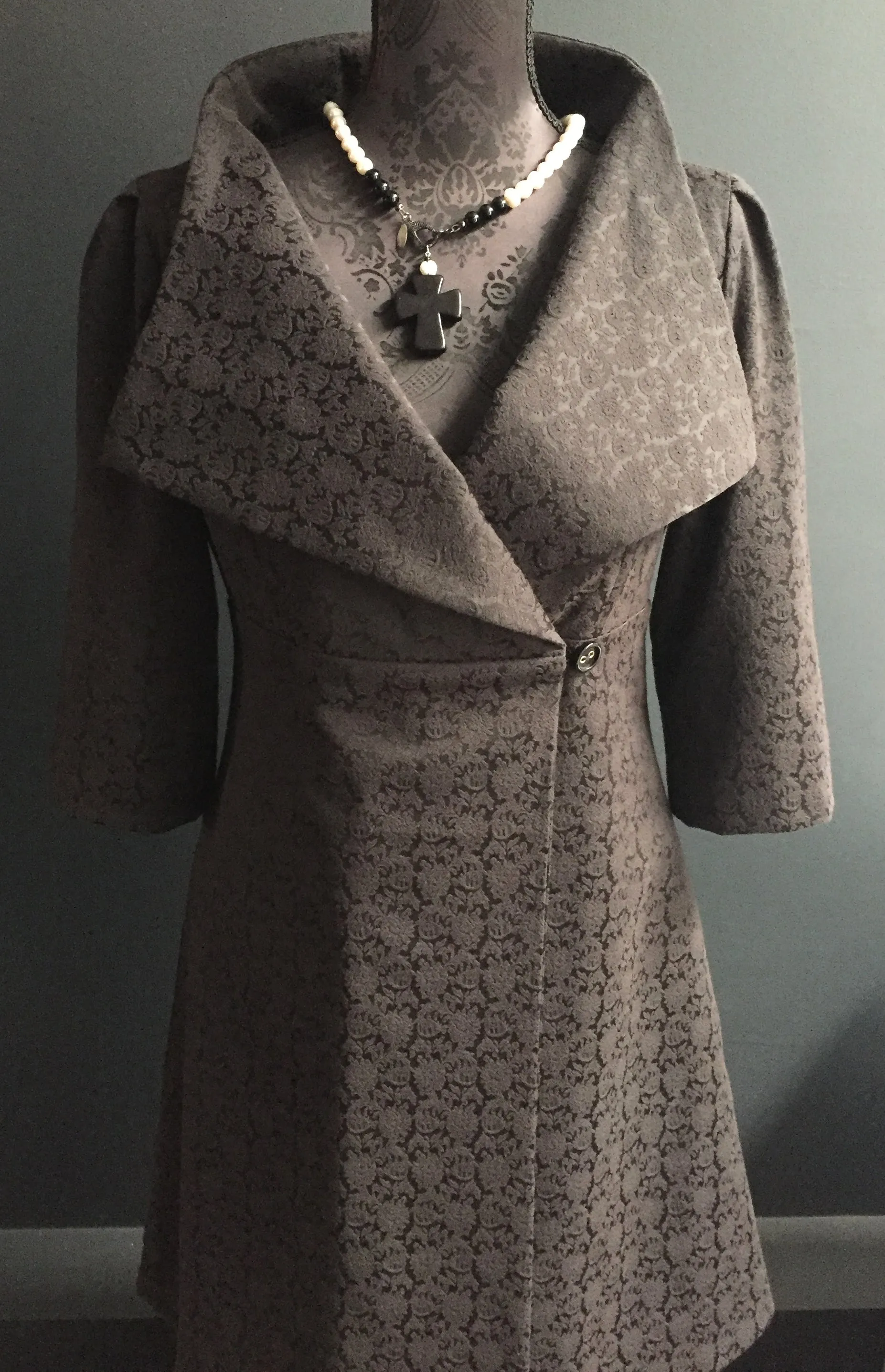 Nikita Coat Dress - Jacquard