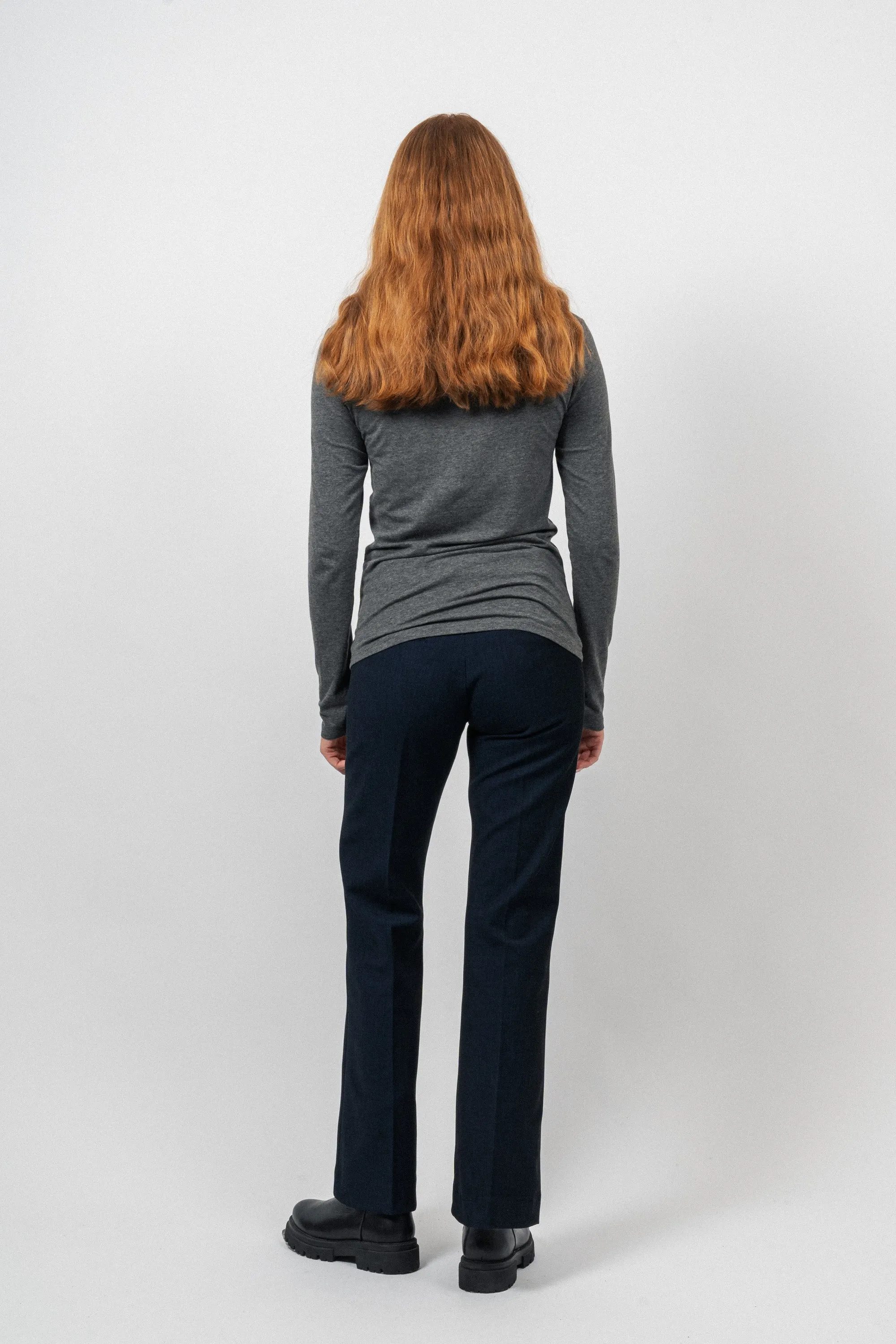 Parille R Top - Medium Grey Melange
