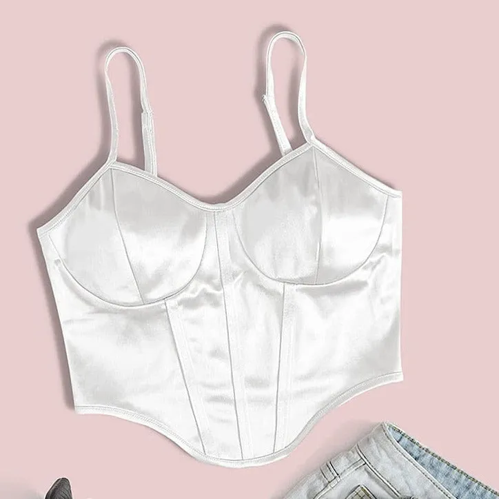 Satin Corset Top