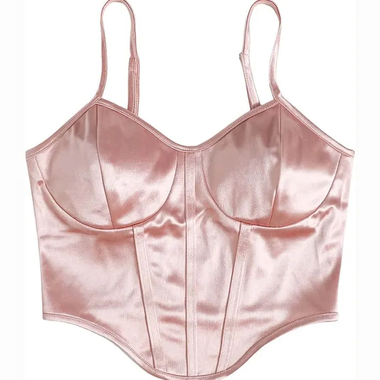 Satin Corset Top