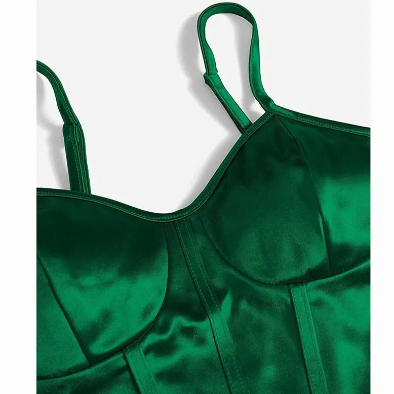 Satin Corset Top