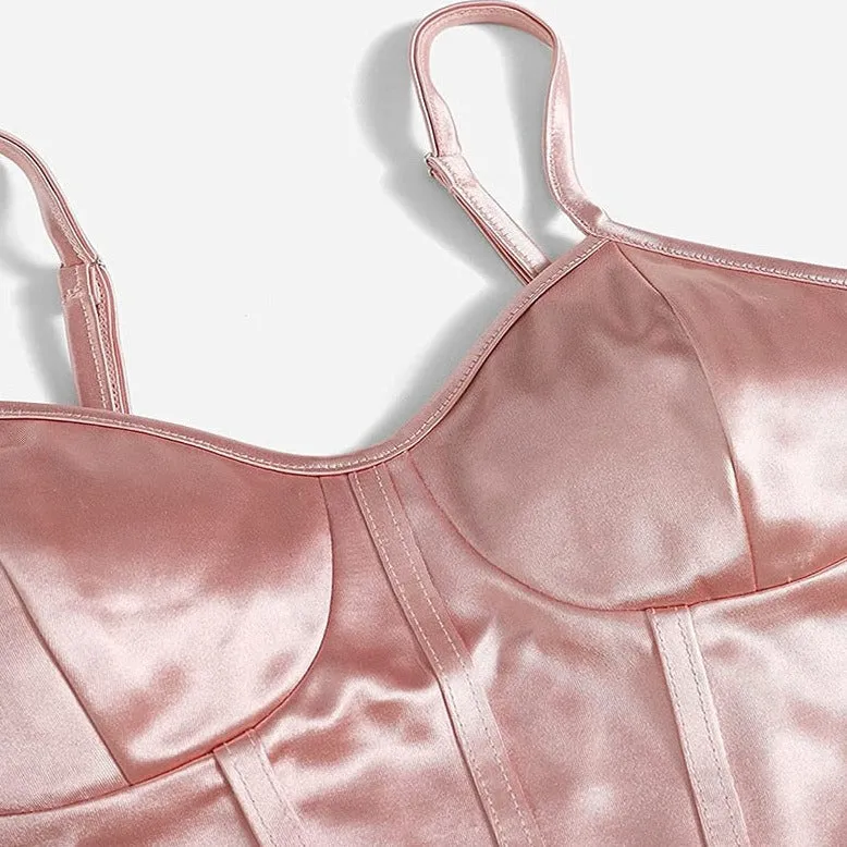 Satin Corset Top